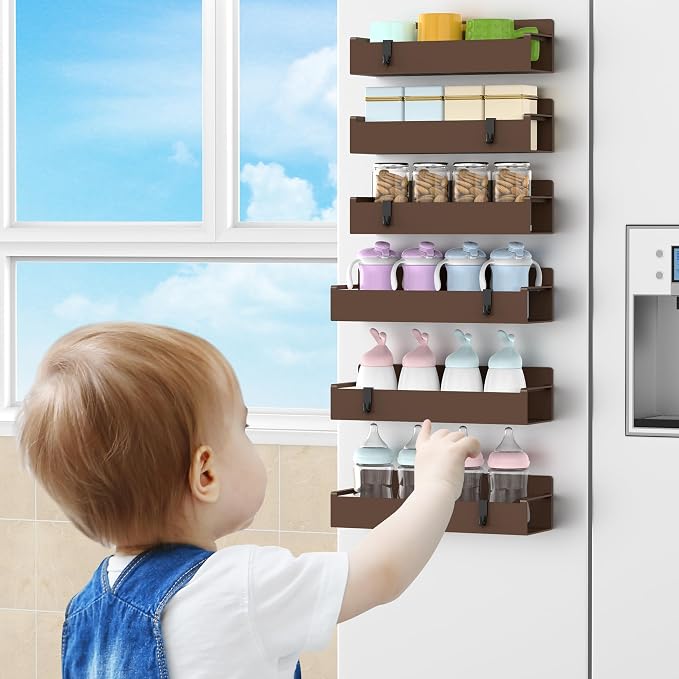6 Pack Magnetic Spice Rack Organizer - Image 7