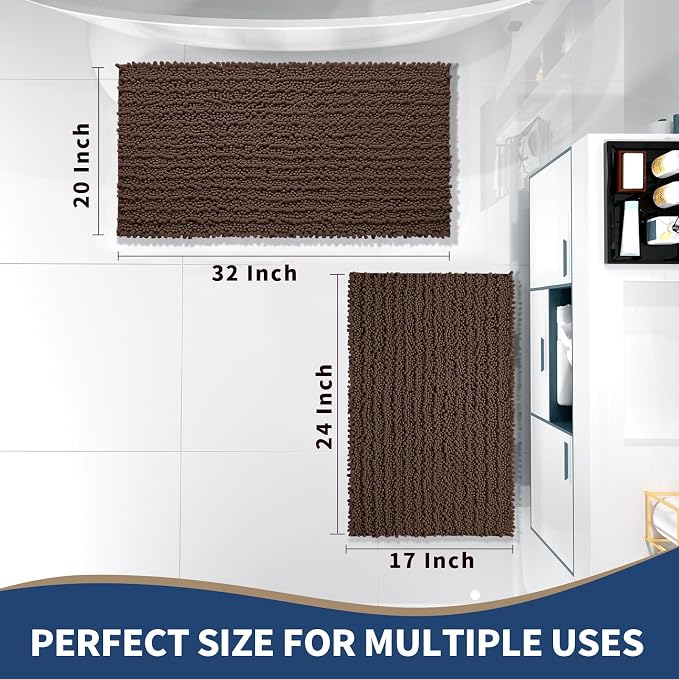 Yimobra Bathroom Rugs Sets 2 Piece - Image 2