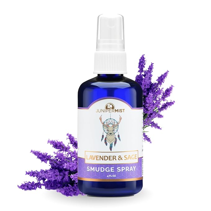 Lavender and Sage Smudge Spray Calm & Clear by JUNIPERMIST