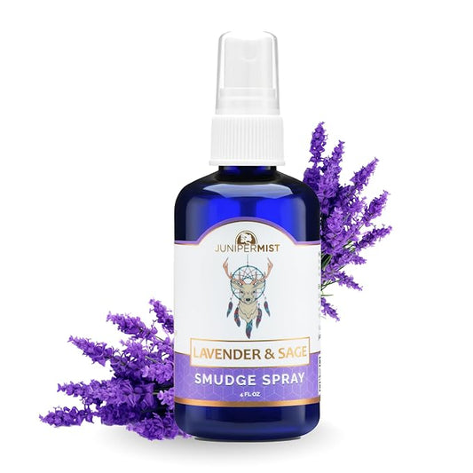 Lavender and Sage Smudge Spray Calm & Clear by JUNIPERMIST