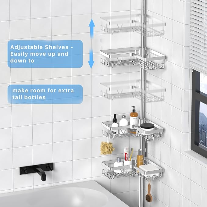 4-Tier Shower Caddy/Shower Organizer - Image 2