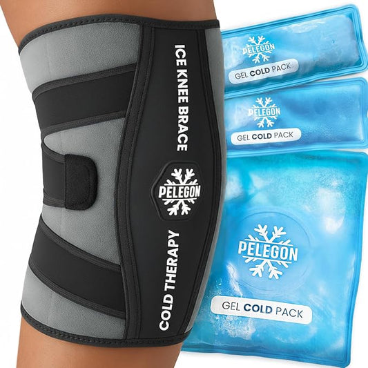 Knee Ice Pack Wrap by PELEGON