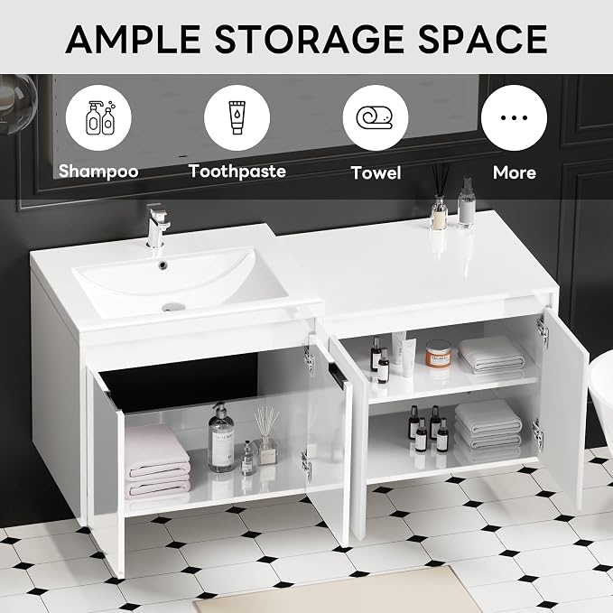 48 inch Floating Bathroom Vanity - Image 3