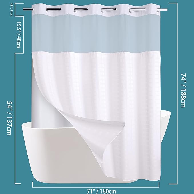 Conbo Mio No Hook Shower Curtain - Image 6