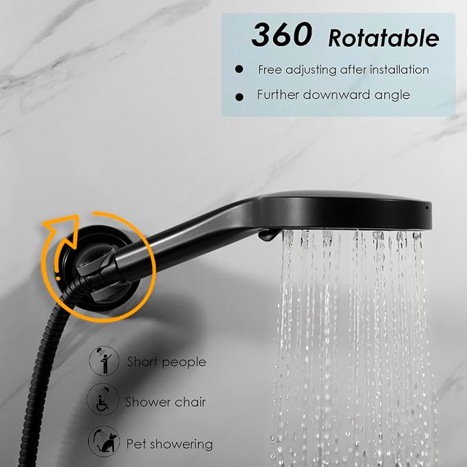 Hand held Showerhead Holder Wall Mounted - Image 4