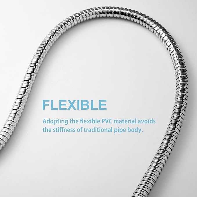 OFFO Shower Hose, 120 in Kink Free Stainless Steel Shower Hose Attachment - Image 6