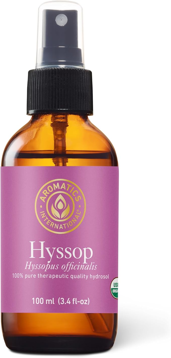 Aromatics International Hyssop Hydrosol 100ml | Herbal Aromatic Mist by AromaticsInternational