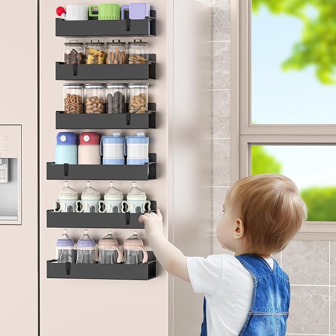 6 Pack Magnetic Spice Rack Organizer - Image 6