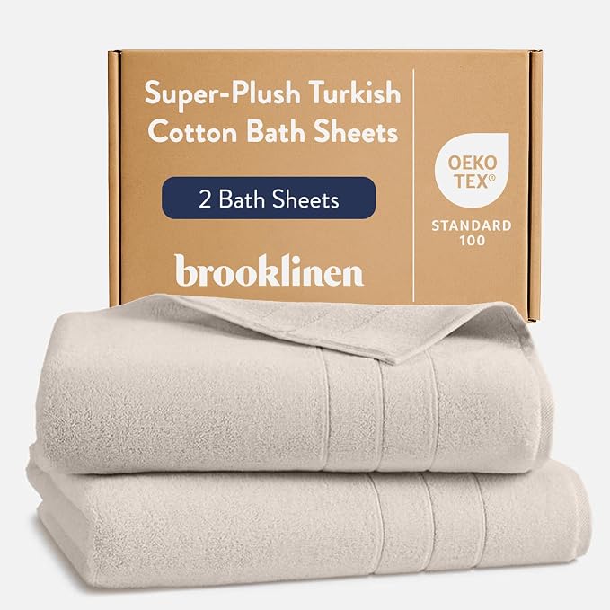 Brooklinen Super-Plush Turkish Cotton Bath Sheets by Brooklinen