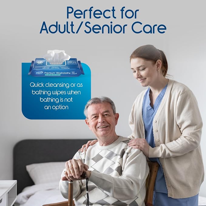 Inspire Adult Wet Wipes, Wash Cloths | Adult Wipes - Image 6