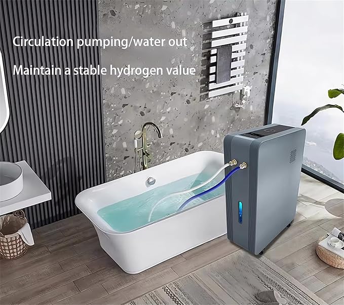 Hydrogen Bath Machine, 99.99% High Purity H2 Bubble Bath Machine, 6000ml/min - Image 4