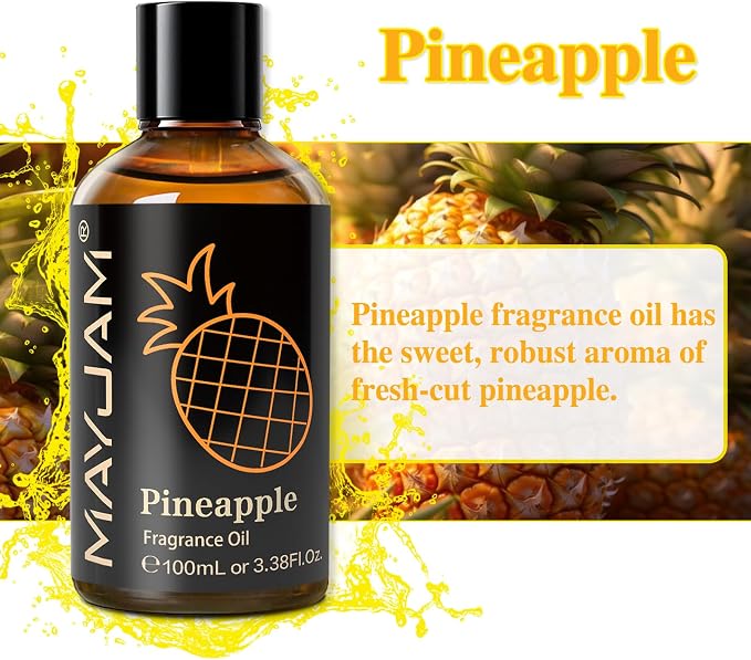 MAYJAM 100ML/3.38FL.OZ Pineapple Fragrance Oils - Image 4