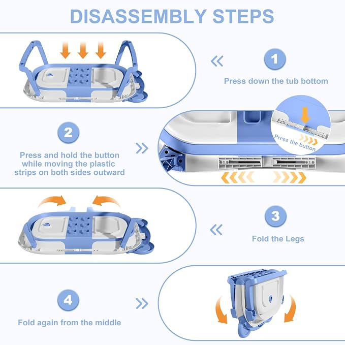 MoreFeel Collapsible Baby Bathtub - Image 5