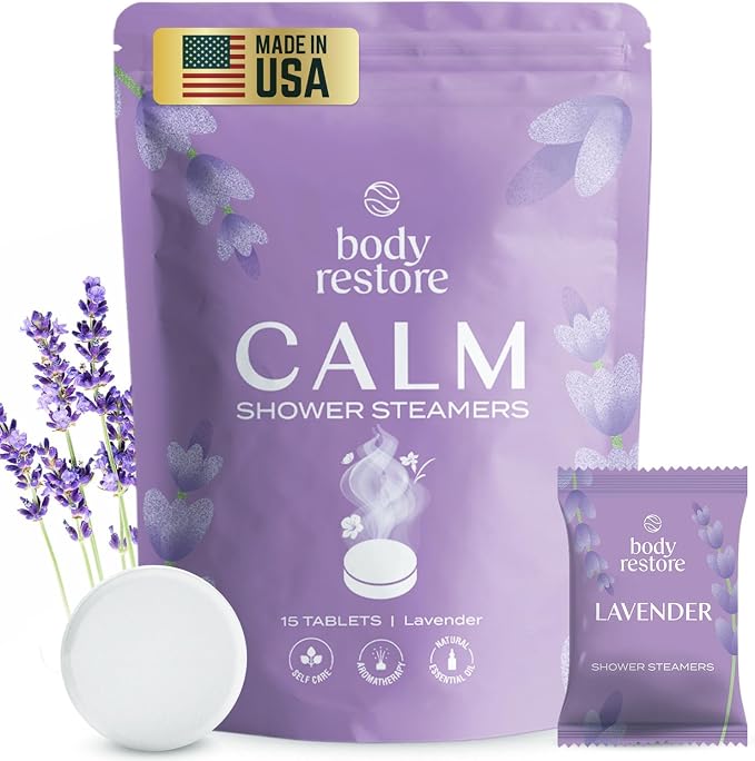 Body Restore Shower Steamers Aromatherapy 15 Pack by BodyRestore