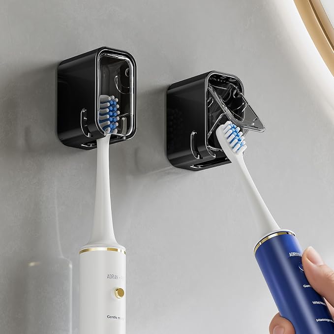 Toothbrush Holders for Bathrooms, Single Toothbrush Dispenser Storage Organizer by VNYIFAN