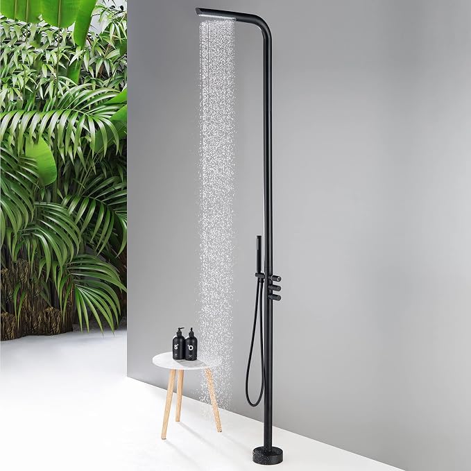 RBROHANT Outdoor Shower Brass Outside Shower Kit - Image 3