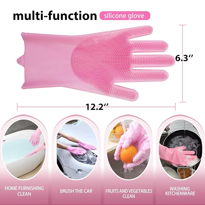 Dog Shampoo Brush, Dog Bath Brush, and Dog Washing Gloves | Essential Dog Bath - Image 5