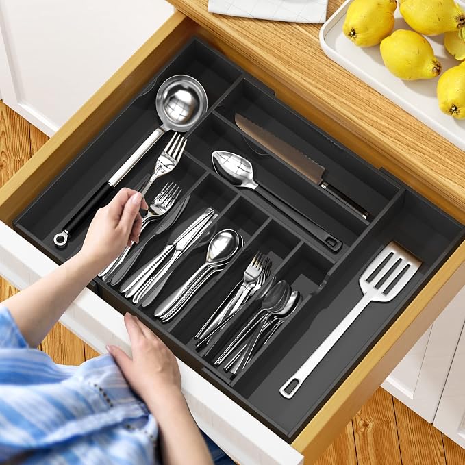 NIUBEE Expandable Kitchen Drawer Organizer - Image 5