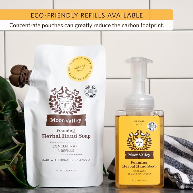 Moon Valley Herbal Foaming Hand Soap, Recyclable Bottle - Image 6