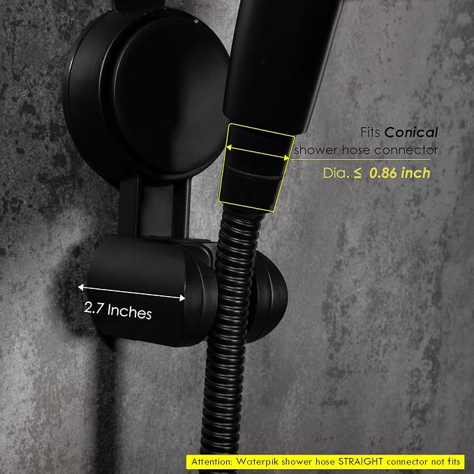 Suction Cup Hand held Shower Head Holder- Reusable - Image 8