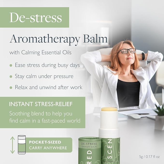 Scentered Aromatherapy Stress Relief Balm Stick - Image 2