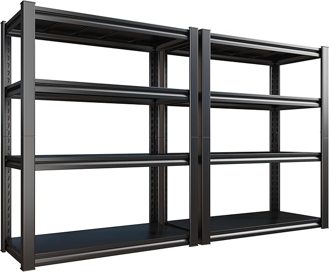 Raybee 40" W Garage Shelving Heavy Duty Storage Shelves 56.9" H Metal Shelving by Raybee