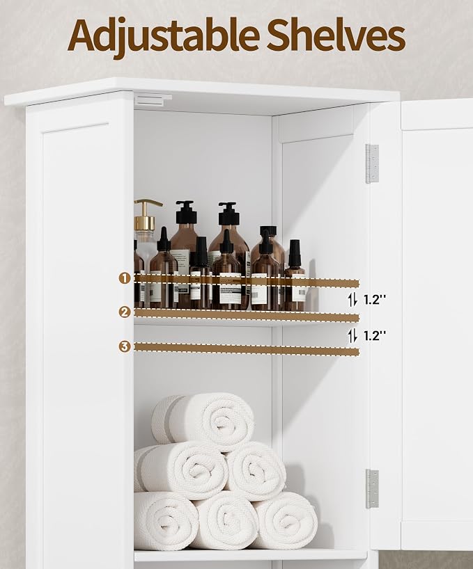 Akxoml Tall Bathroom Storage Cabinet - Image 6