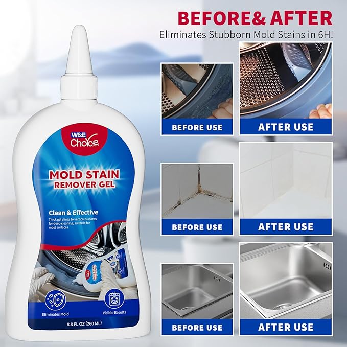 W&E Choice Mold Stain Remover Gel Cleaner - Image 2
