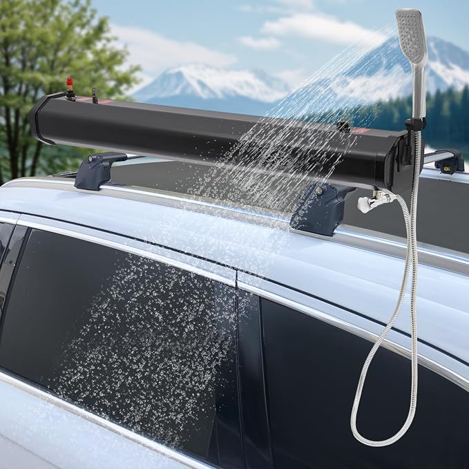 TFCFL 7.93 Gallon Roof Rack Mount Road Shower, High Pressure Outdoor Camping - Image 9