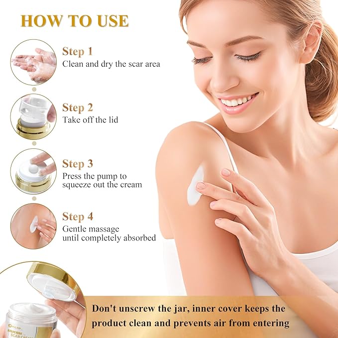Silicone Scar Cream Scar Gel, Advanced Scar Cream - Image 6