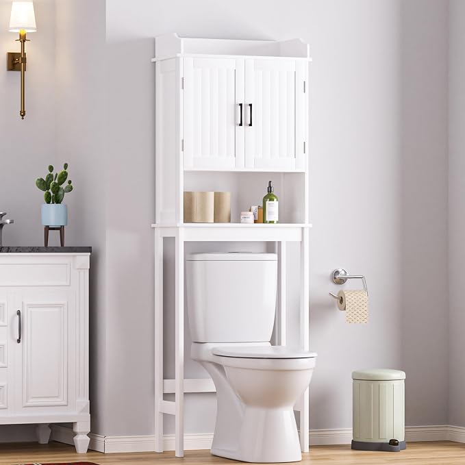 BlueWish Over The Toilet Storage Cabinet, 66.9" H Over Toilet Bathroom Organizer - Image 2