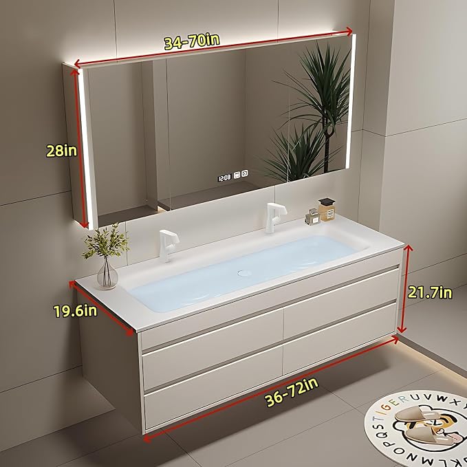 40IN Double Bathroom Cabinet - Image 2
