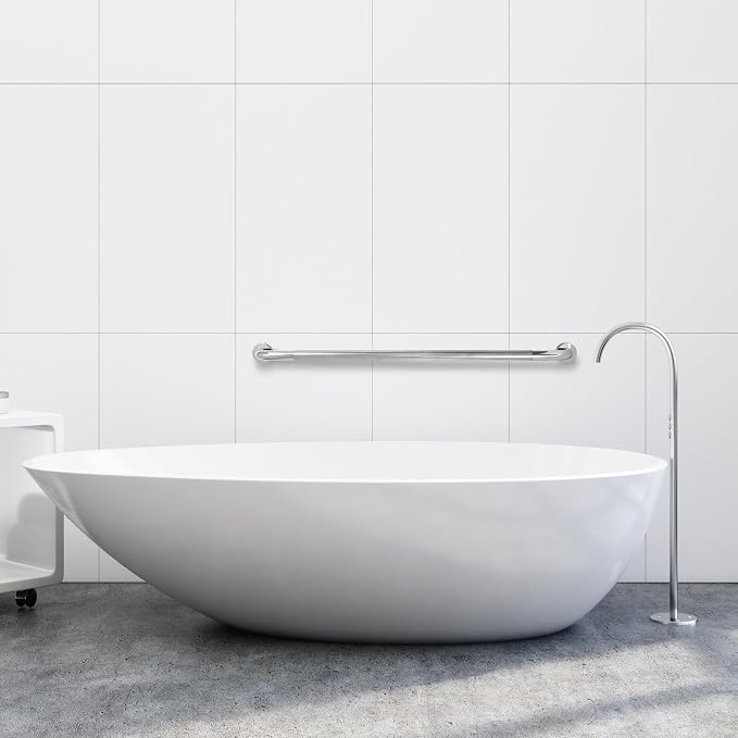 Shower Grab Bar, 2 Pack 39.4 Inch Bathroom Grab Bar, 304 Stainless Steel 1.25" - Image 6