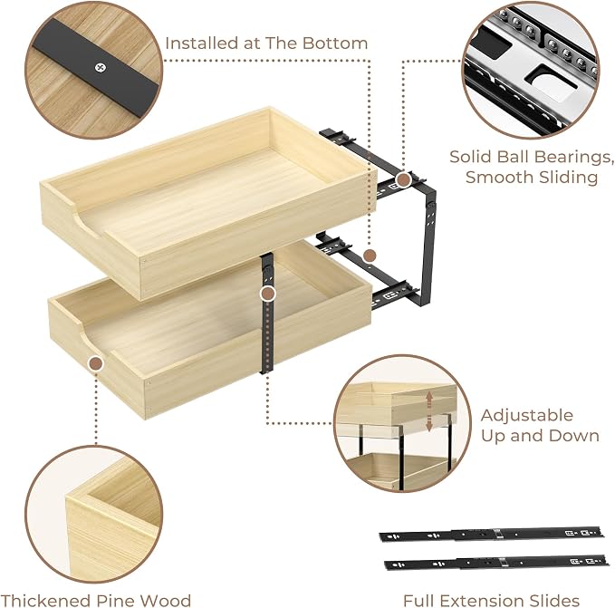 COOLBEBE Pull Out Drawer Organizer - Image 7
