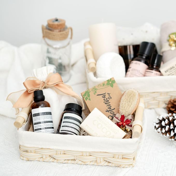 GRANNY SAYS Gray Wicker Baskets, Decorative Baskets - Image 7
