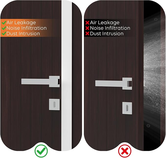 T-Shaped Silicone Door Weather Stripping - Image 2