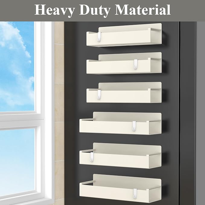 6 Pack Magnetic Spice Rack Organizer - Image 4