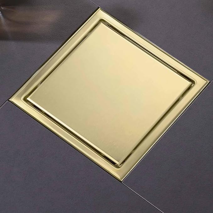 6 Inch Square Shower Floor Drain, Shower Drain Kit - Image 2