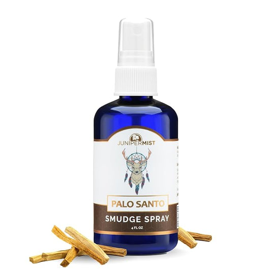 Palo Santo and Sage Smudge Spray Grounding & Clarity by JUNIPERMIST
