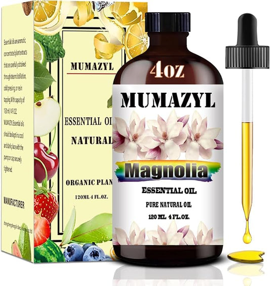 Magnolia Essential Oil, Magnolia Oil 4 Fl Oz 120ML by MUMAZYLESSENTIALOIL