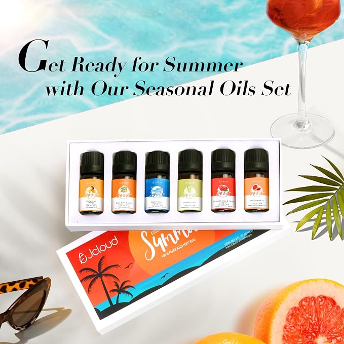 JCLOUD Summer Fragrance Oils Set | Hotel Diffuser Oil & Home Luxury Scents - Image 2