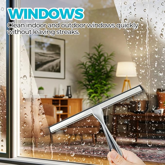 12-Inch All-Purpose Shower Squeegee - Image 5