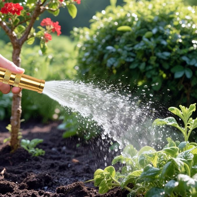 Lengthened Rod Garden Hose Nozzle Heavy Duty High Pressure Water Sprayer - Image 6