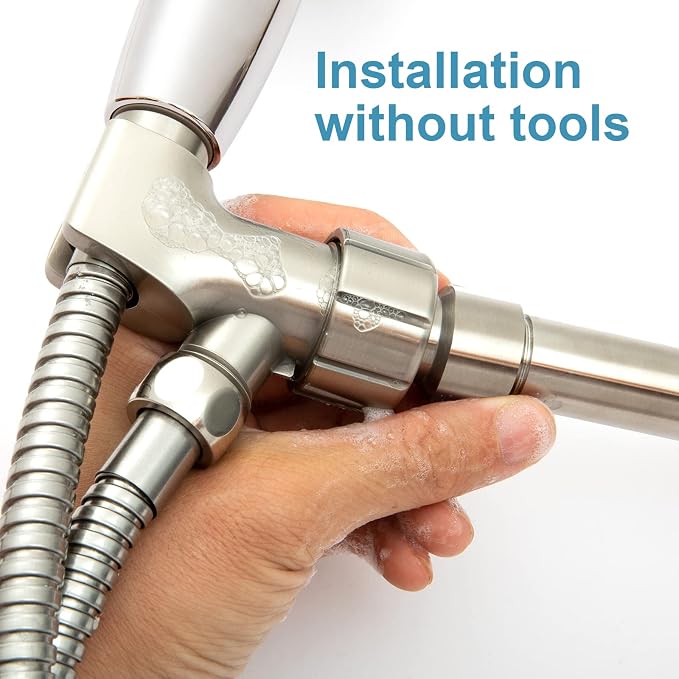 OFFO Shower Head Holder with Solid Metal Ball - Image 4