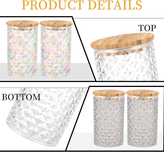 1200ML/42OZ Acrylic Bath Salt Jar - Image 3