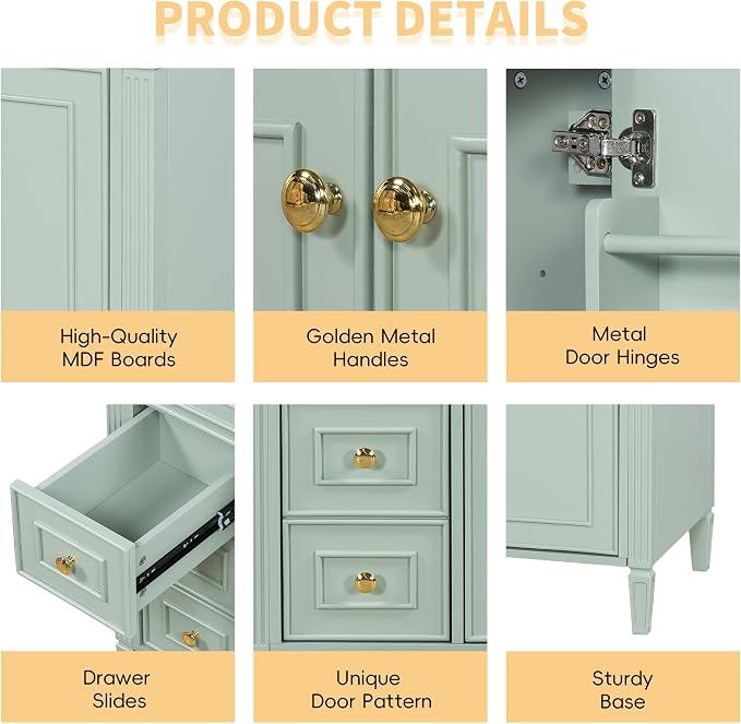 36" Bathroom Vanity Cabinet - Image 10