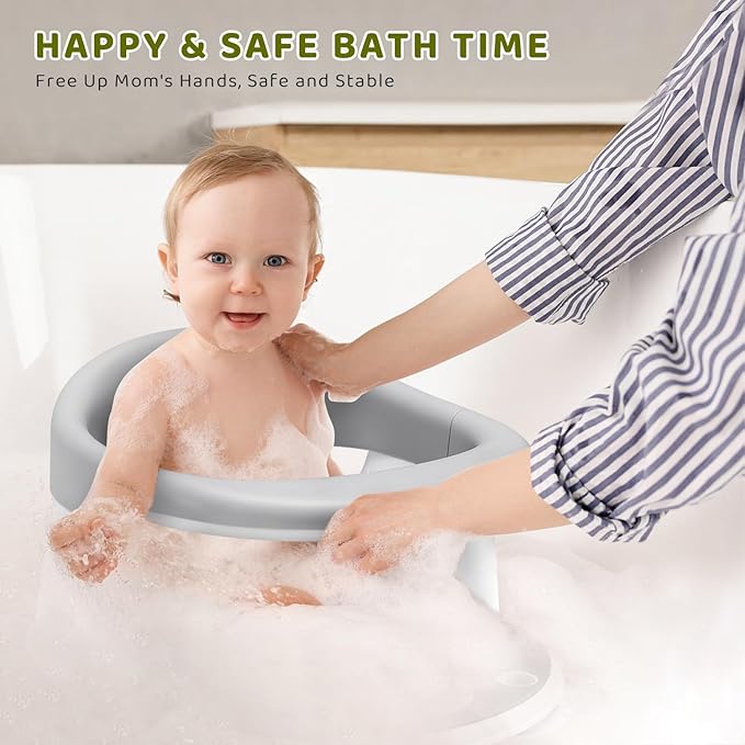Baby Bath Seat, Infant/Toddler Sit Up Bathtub Seat - Image 3