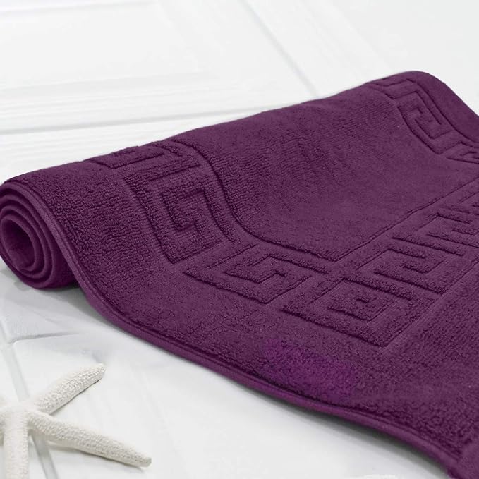 DAN RIVER Greek Cotton Bath Mats Set of 2 – Not a Bathroom Rug, Ultra Soft - Image 6