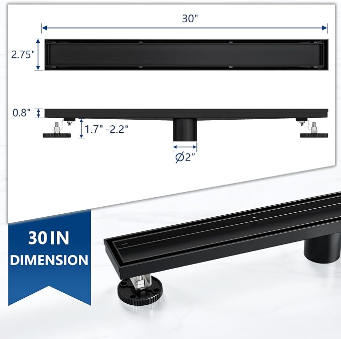 Neodrain 30-Inch Linear Shower Drain - Image 3
