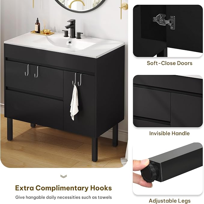 YITAHOME 36 Inch Bathroom Vanity - Image 4